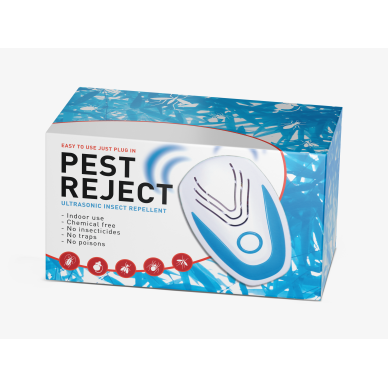 Pest Reject - Repelant cu ultrasunete pentruzătoare și insecte Pest Reject - Repelant cu ultrasunete pentruzătoare și insecte
