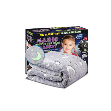 Magic Glow - pătură care strălucește în întuneric