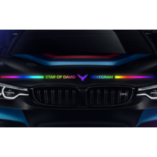 Exclusiv - autocolante reflectorizante pentru gradient de mașini