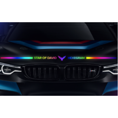 Exclusiv - autocolante reflectorizante pentru gradient de mașini